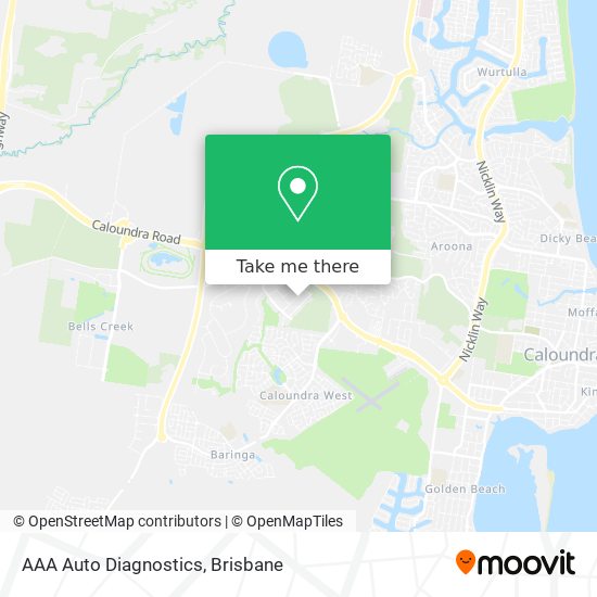 AAA Auto Diagnostics map