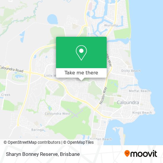 Sharyn Bonney Reserve map