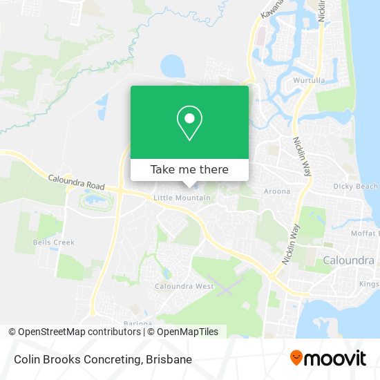 Colin Brooks Concreting map