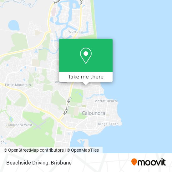 Beachside Driving map