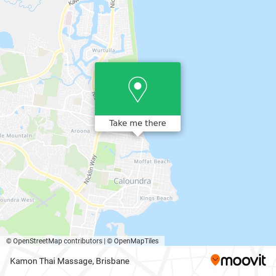 Kamon Thai Massage map