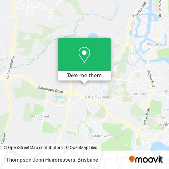 Thompson John Hairdressers map