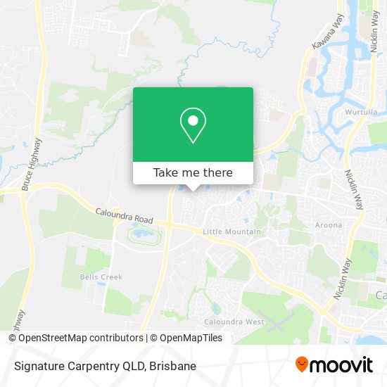 Mapa Signature Carpentry QLD