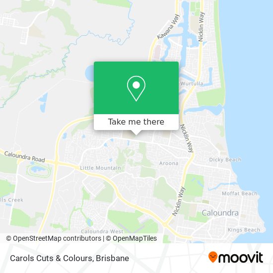 Carols Cuts & Colours map