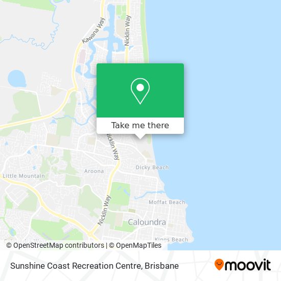 Sunshine Coast Recreation Centre map