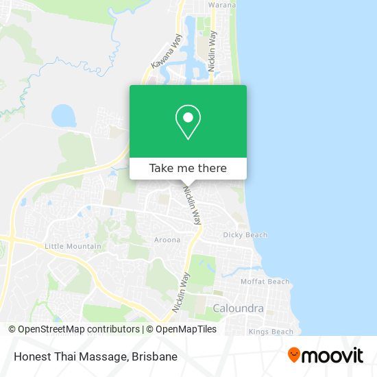 Honest Thai Massage map