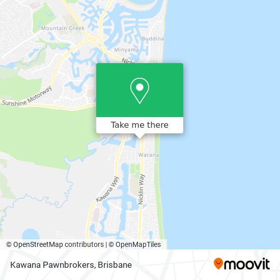 Kawana Pawnbrokers map