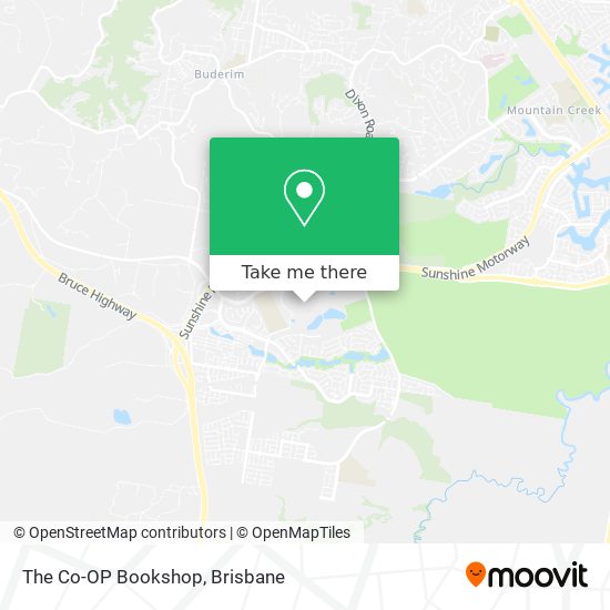 The Co-OP Bookshop map