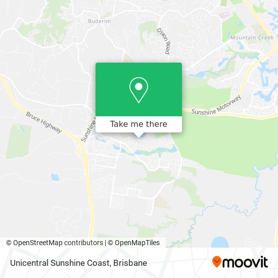 Unicentral Sunshine Coast map