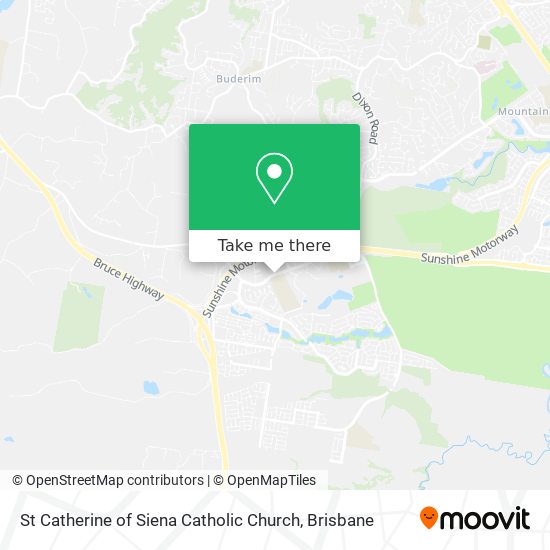 St Catherine of Siena Catholic Church map