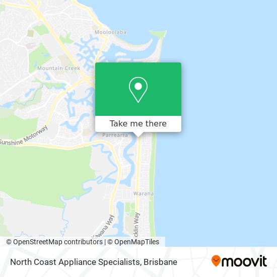 North Coast Appliance Specialists map