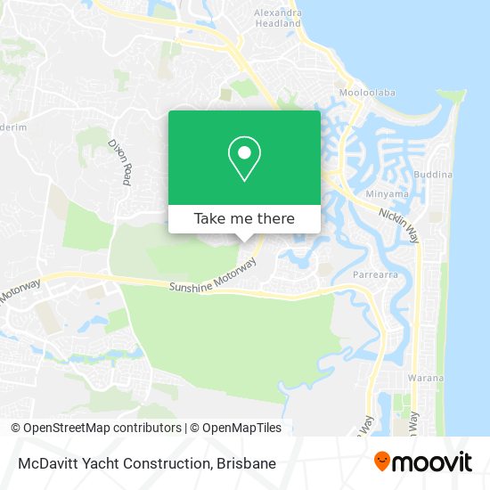 McDavitt Yacht Construction map