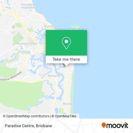 Paradise Centre map