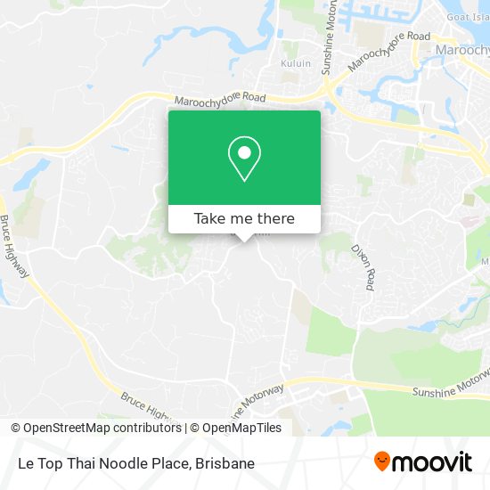 Le Top Thai Noodle Place map