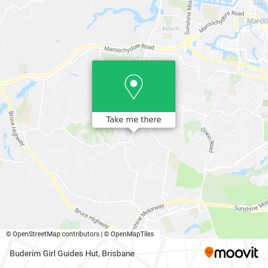 Buderim Girl Guides Hut map