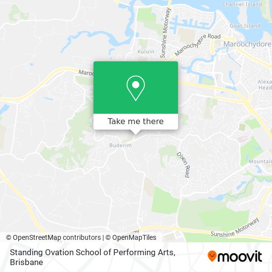 Standing Ovation School of Performing Arts map