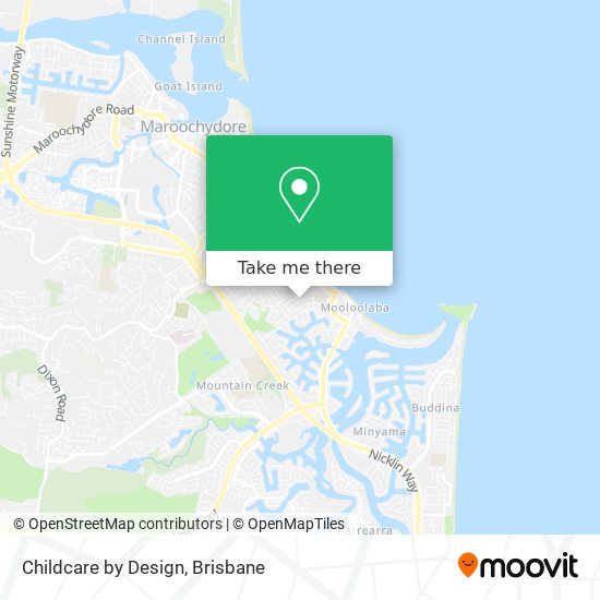 Childcare by Design map