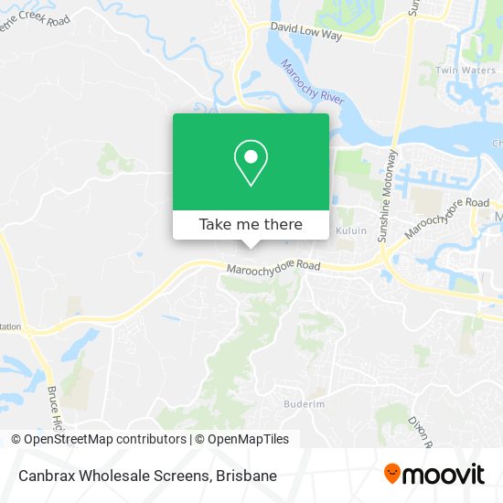Canbrax Wholesale Screens map