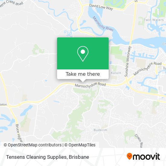 Tensens Cleaning Supplies map