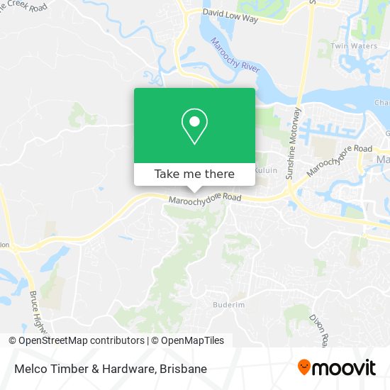 Melco Timber & Hardware map