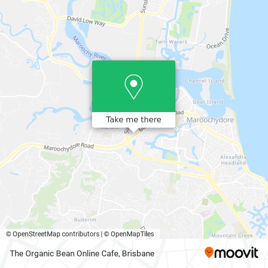 The Organic Bean Online Cafe map