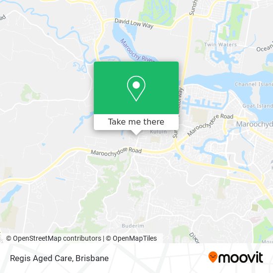 Regis Aged Care map