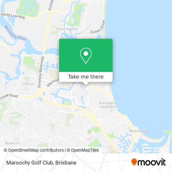 Maroochy Golf Club map