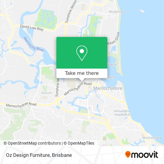 Oz Design Furniture map