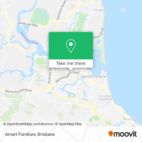 Amart Furniture map