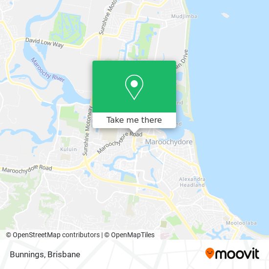 Bunnings map