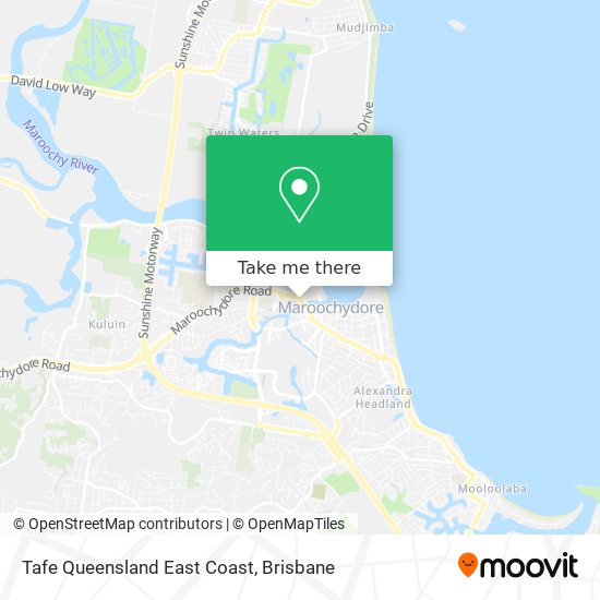 Tafe Queensland East Coast map
