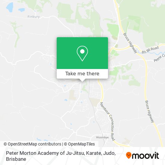 Peter Morton Academy of Ju-Jitsu, Karate, Judo map