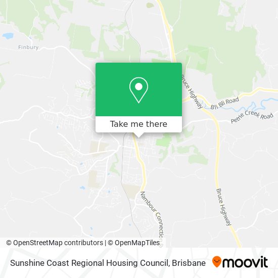 Mapa Sunshine Coast Regional Housing Council