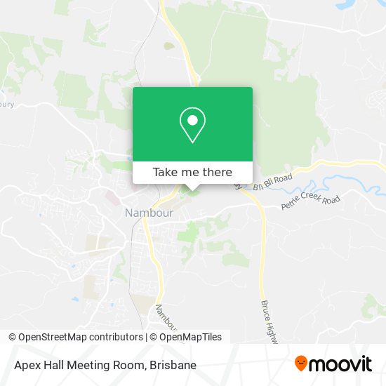Apex Hall Meeting Room map