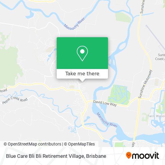 Blue Care Bli Bli Retirement Village map