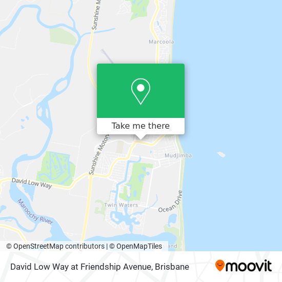 David Low Way at Friendship Avenue map