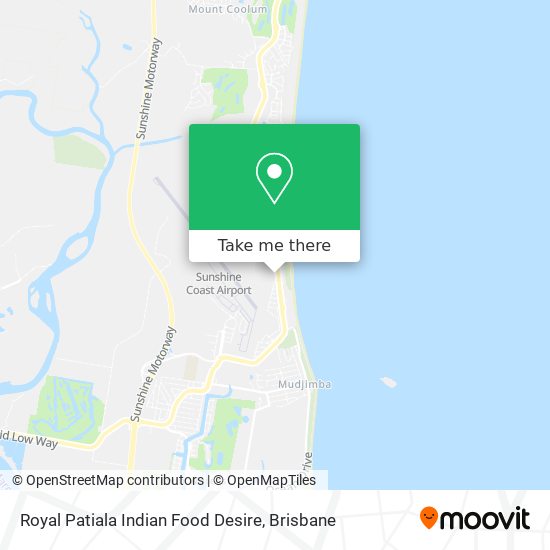 Royal Patiala Indian Food Desire map