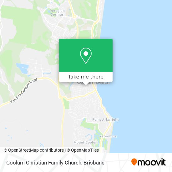Coolum Christian Family Church map
