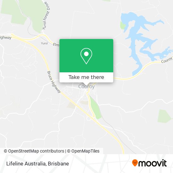 Lifeline Australia map