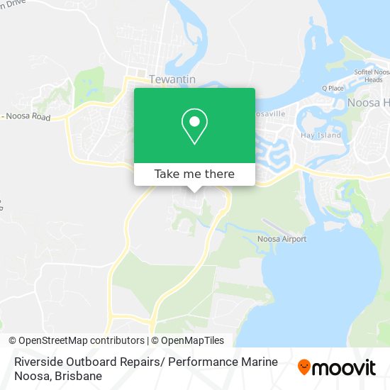 Riverside Outboard Repairs/ Performance Marine Noosa map