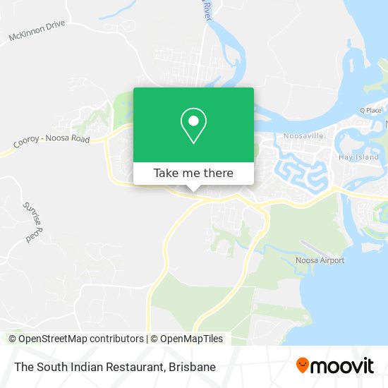 The South Indian Restaurant map