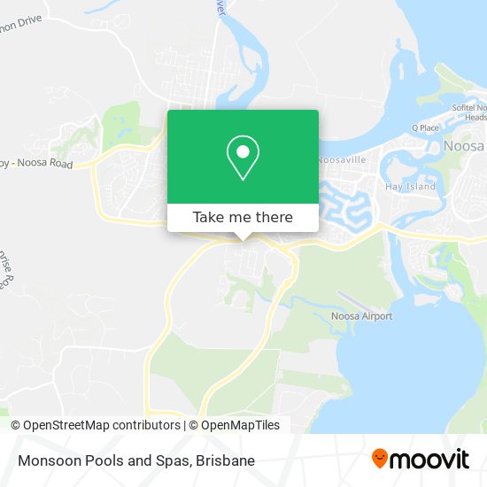 Monsoon Pools and Spas map