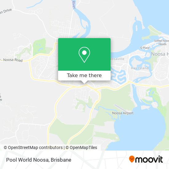 Pool World Noosa map