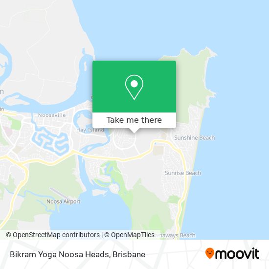 Bikram Yoga Noosa Heads map