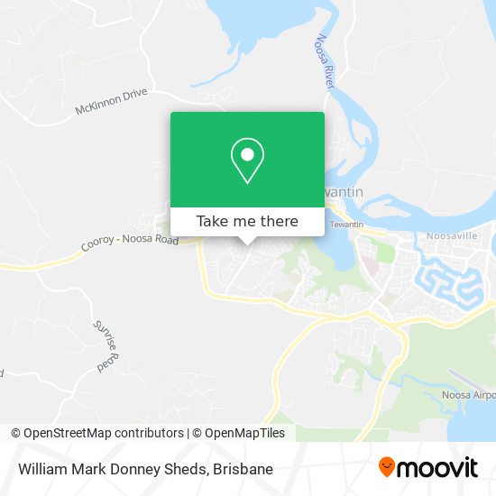 William Mark Donney Sheds map