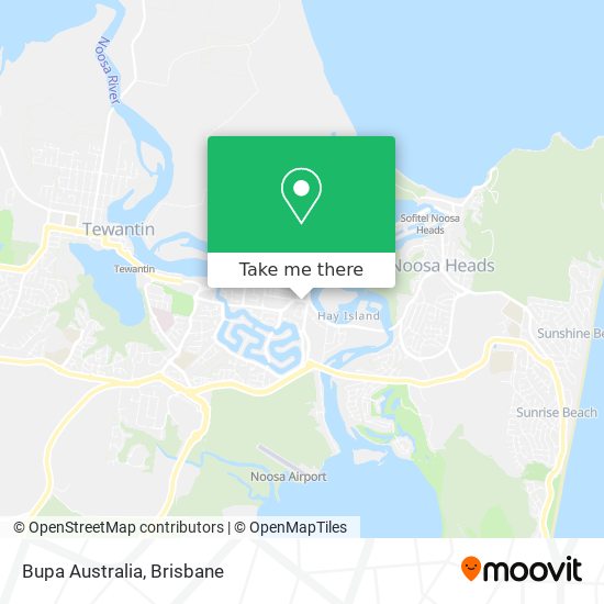 Bupa Australia map