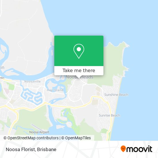 Noosa Florist map