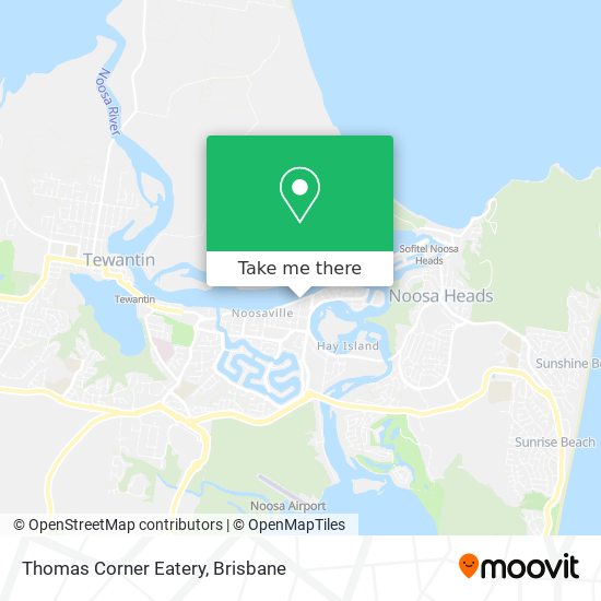 Mapa Thomas Corner Eatery