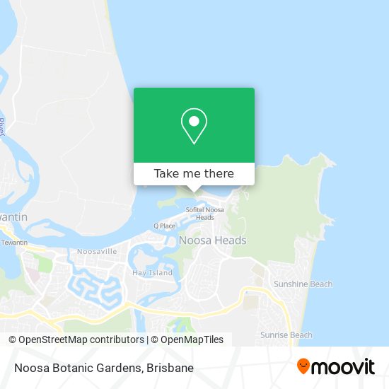 Noosa Botanic Gardens map