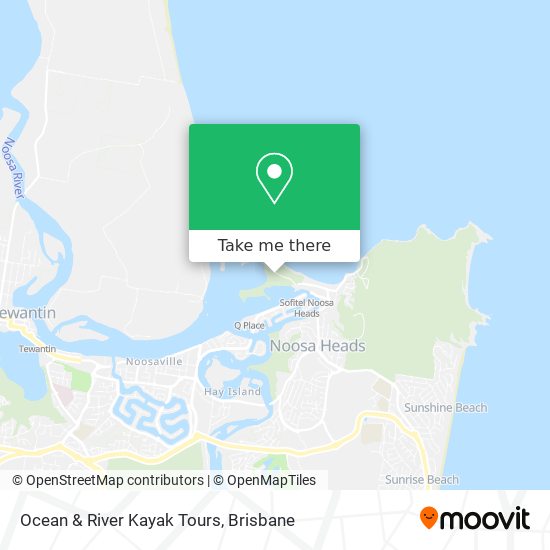 Ocean & River Kayak Tours map